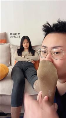 【埋汰】牛仔裤坐脸/原味棉袜脚踩虐 JS250109-31 艾彩调教库 第19张