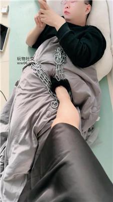 【魔蝎】铁链捆绑美腿踩虐 JS250109-30 艾彩调教库 第2张