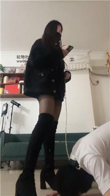 【漫漫】长靴踢裆/骑马狗链遛狗 bf49191-HD绳艺资源网