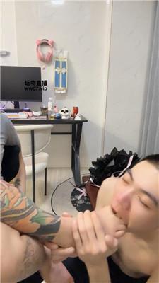 【Qi7】纹身小主深喉脚奴 bf51393 艾彩调教库 第14张