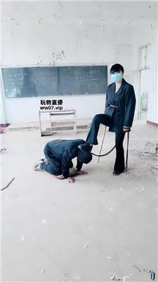 【营】户外-荒废教室惩罚学生奴【上】 JS250312-3 艾彩调教库 第13张