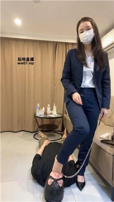 【珍妮】白领S-骑马狗爬/舔高跟脏鞋【完整版】 JS250312-12 艾彩调教库 第8张