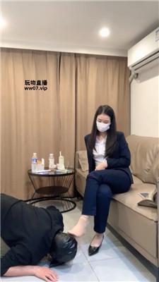 【珍妮】白领S-骑马狗爬/舔高跟脏鞋【完整版】 JS250312-12 艾彩调教库 第5张
