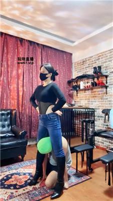 【冷颜】狗笼囚禁绿帽奴 JS250318-10 艾彩调教库 第4张