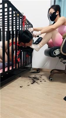 【南月女神】口球塞嘴-捆绑囚禁狗笼 JS250324-3 艾彩调教库 第10张
