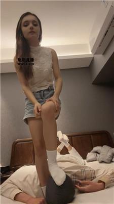 Anna 俄罗斯混血S-白袜蹂躏踩 bf51584 艾彩调教库 第18张