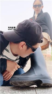 古筝少女 户外-古城墙上长靴虐 JS250326-23 艾彩调教库 第3张