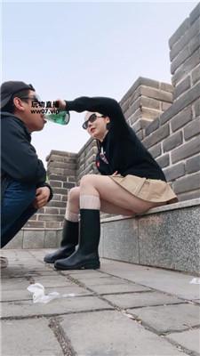 古筝少女 户外-古城墙上长靴虐 JS250326-23-HD绳艺资源网