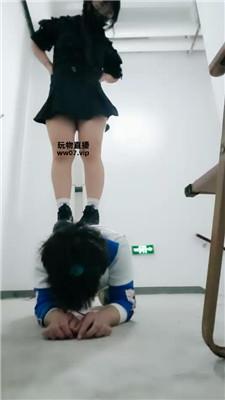 木木 阳台-白袜遛狗公开调 JS250328-15 艾彩调教库 第14张