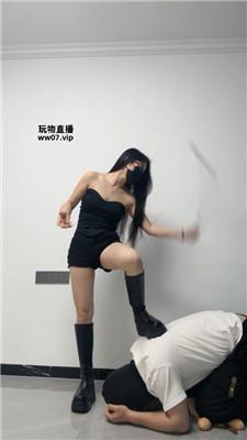 辣辣BB 骑马狗爬-长靴全体重踩踏 bf51833 套路直播库 第6张