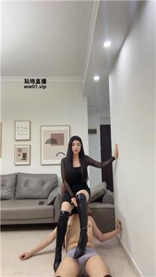 莫莉 高跟长靴踩踏-胯下羞辱狗爬 bf51823 套路直播库 第2张