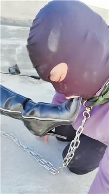 斯羽情侣主 户外狗链拴狗虐【双视角版】  JS250329-6 套路直播库 第14张