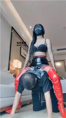 苏大大 骑马转胯-红高跟长靴踩踏 JS250412-5 艾彩调教库 第15张