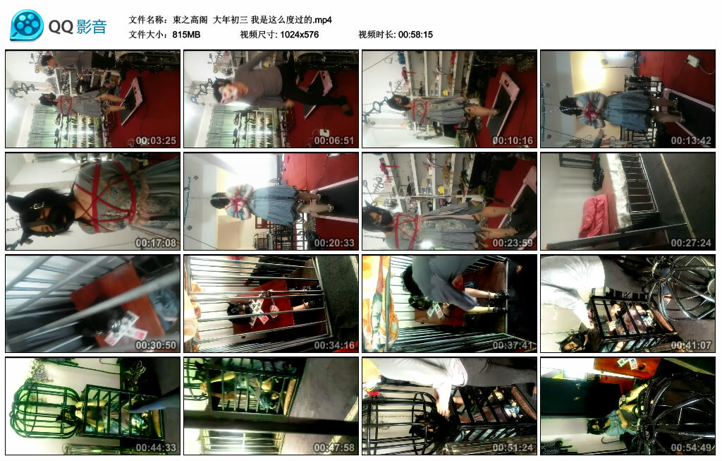 【束之高阁】大年初三 我是这么度过的-HD绳艺资源网