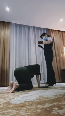 【芒果】白领职业装羞辱老板 bf11912-HD绳艺资源网
