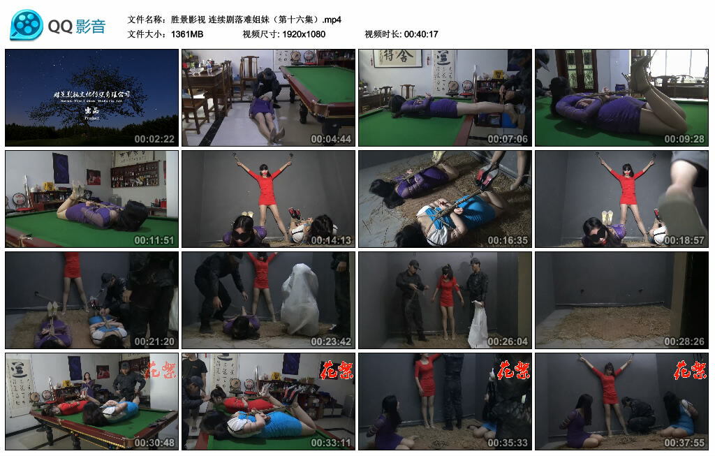 【胜景影视】连续剧落难姐妹（第十六集）-HD绳艺资源网