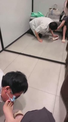 【三三】带抖M男友逛街调教 bf15317