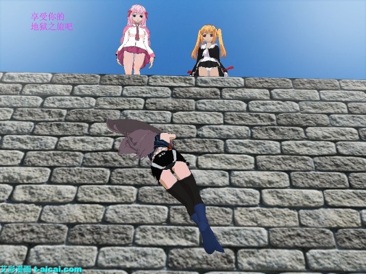 MMD女女长篇暴力踩踏漫画连续剧《小雨日记》（留学日本的中国女生小雨） G-210526-8