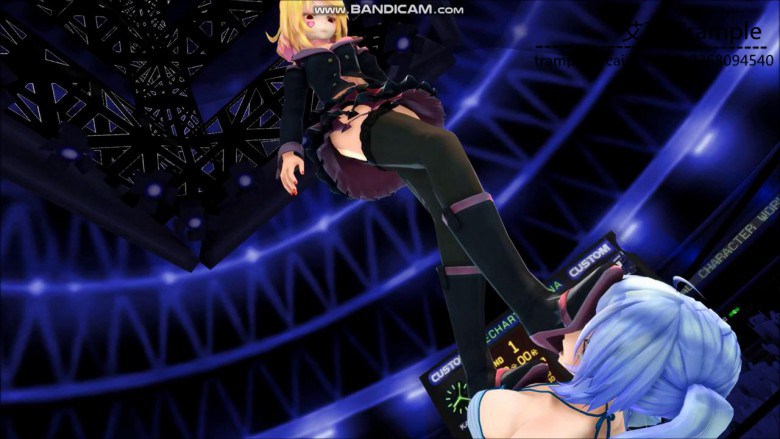 MMD动画女女格斗虐打系列，撸点极高